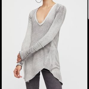 1 Left❗Free People | Long Beach Tee